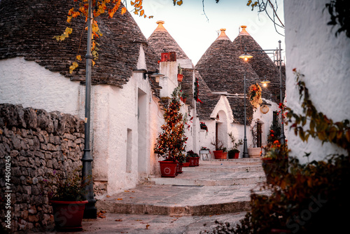 Trullis in Alberobello, Apulia, Italy.