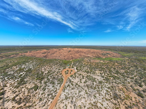 Batholith rock in the remote Australian outback