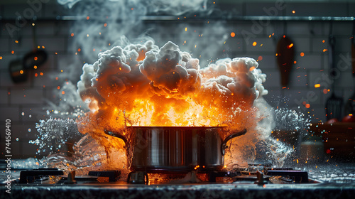 Explosive Pressure Cooker Mishap