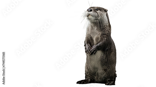 Transparent background North American River Otter image, PNG
