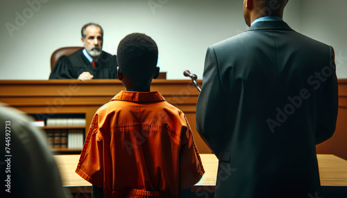 African American boy standing with his attorney inside a juvenile courtA Juvenile Defense Attorney specializes in defending children who find themselves in legal trouble