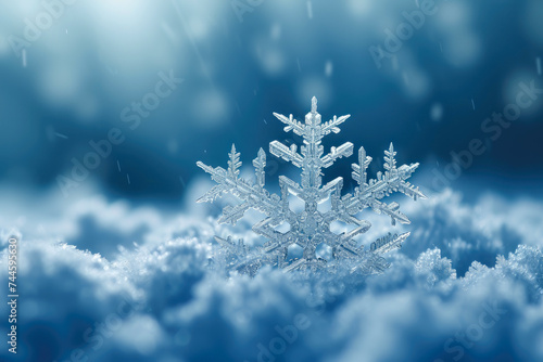 Glistening Snowflake Macro Magic