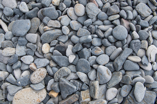相島・百合越浜の玄武岩の礫