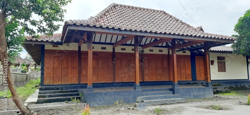 Joglo House or Rumah Joglo is a Javanese house culture famous with traditional architecture design in Yogyakarta Indonesia