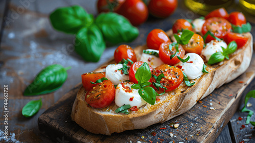 Italian-style Ciabatta Sandwich with Fresh Ingredients