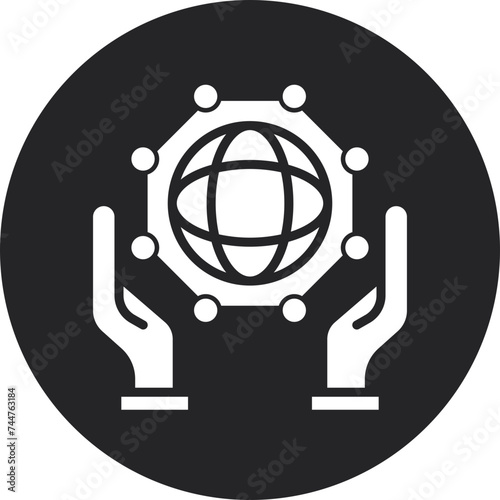 Noosphere Glyph Circle Icon