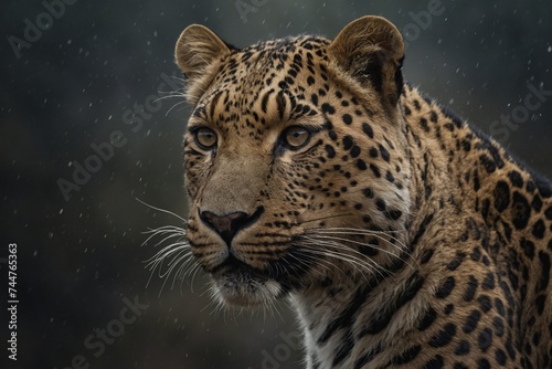 "Esplendor Salvaje: Retrato Majestuoso del Leopardo"