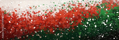 Abstract flag design in red, white, and green for Italy, Algeria, Iran, Bulgaria, Belarus, Hungary, Lebanon, Madagascar, Mexico, Maldives, Oman, Burundi, 