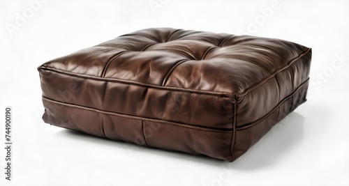  Elegant leather ottoman for stylish comfort
