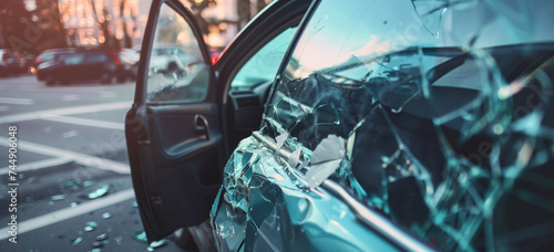 Car accident, crashes injuries, and fatalities on the common road, car safety, and driver errors. 