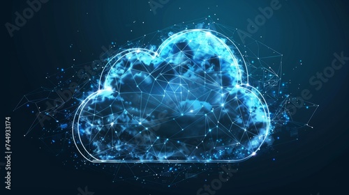 The concept of cloud computing and remote data storage