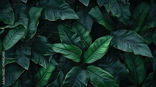Closeup Green Leaves Background - Fresh Leaf Pattern .jpeg