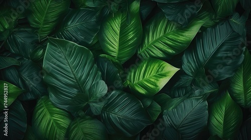 green tropical leaves in black background with dark background.jpeg