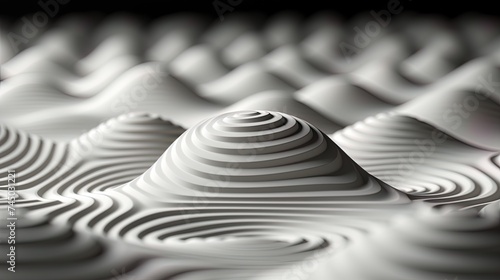 Modern vortices: hypnotizing geometric shapes in 3D space