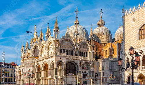 Saint Mark's basilica (Basilica di San Marco) in Venice, Italy