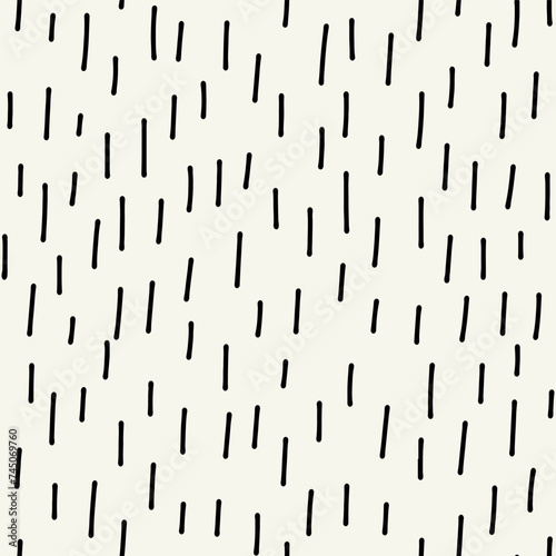 Vector seamless pattern. Abstract spotty texture. Natural monochrome design. Creative background with lines. Decorative organic swatch. 
