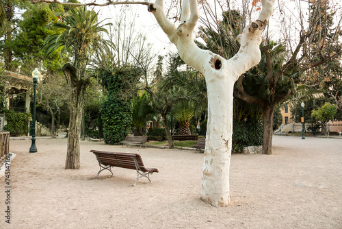 La Glorieta park in the afternoon in Alcoy