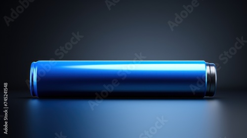 battery technology concept,AA battery blue,lithium battery,Battery icon special blue background