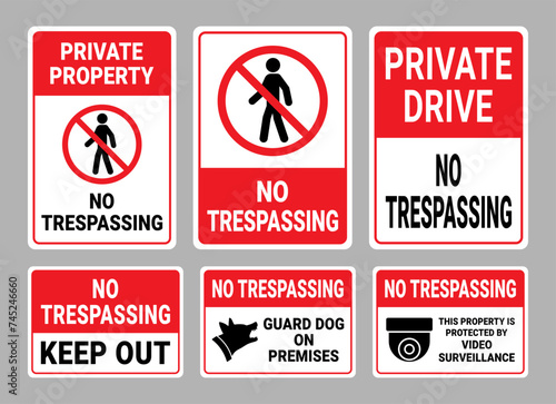 No Trespassing Signs