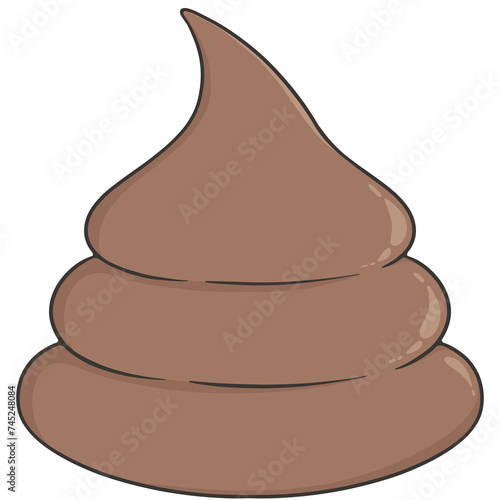 poo cartoon illustration