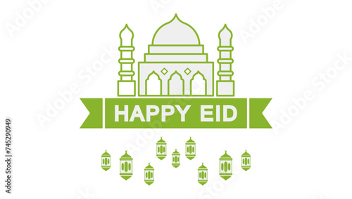 Eid Mubarak, Eid ul Fitr 2024 vector illustration of illuminated lamp for Ramadan Eid, Ramzan Eid ( Greetings for Ramadan or Eid) background, social media post,