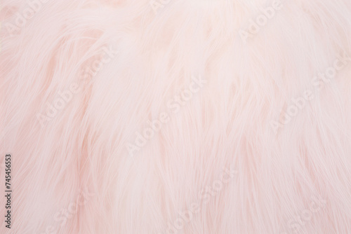 Detailed close-up of a luscious pink fur texture, showcasing its softness, richness, and beauty