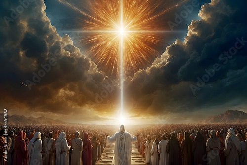 Resurrection of Jesus and rises to heaven