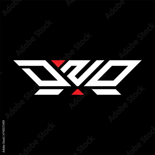 DNO letter logo vector design, DNO simple and modern logo. DNO luxurious alphabet design 