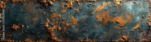 Rusted Metal Surface With Rust Spots