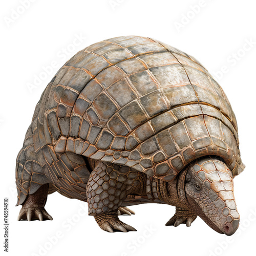 armadillo isolated on transparent background, png