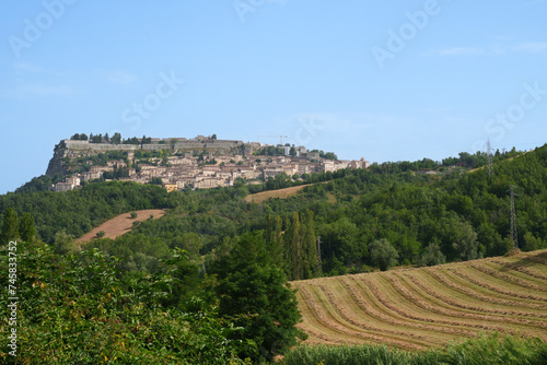 View of Civitella del Tronto, Abruzzo, Italy