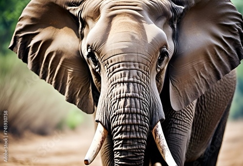 Portrait Of Elephant 