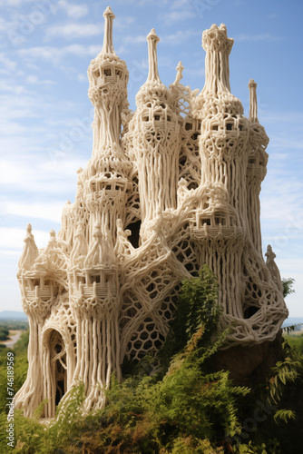 Quirky Creative Macrame Castle