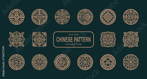 Asian Chinese traditional pattern classicism