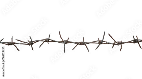 barbed wire on transparency background PNG 