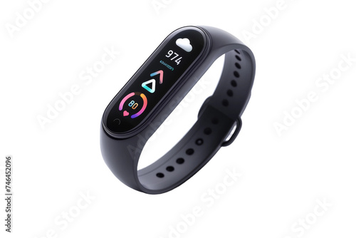 Fitness Tracker Isolated On Transparent Background