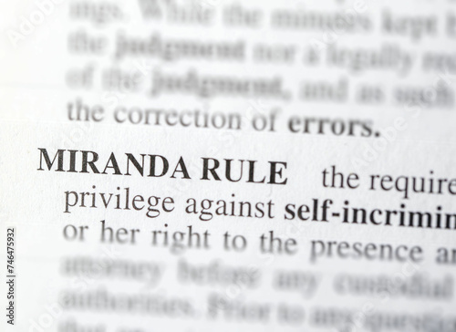 miranda rule