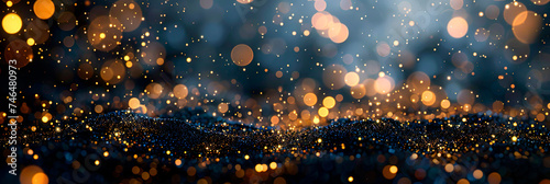 Abstract sparkling background with bokeh