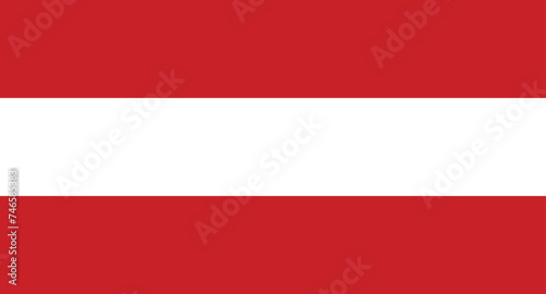 vector illustration flag of austria