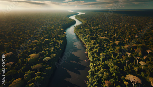 view of the amazon river