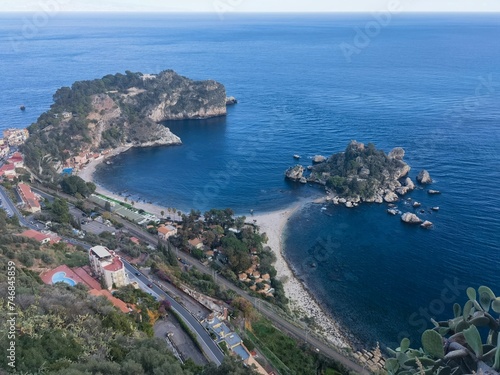Mediterranean Serenity: Coastal Cliffs and Azure Waters