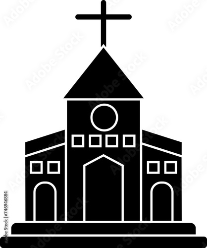 Vector illustration of christchurch icon.