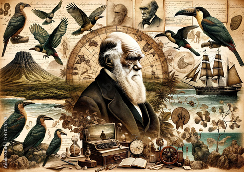 The Voyage of Discovery: Charles Darwin's Legacy Reimagined Through AI