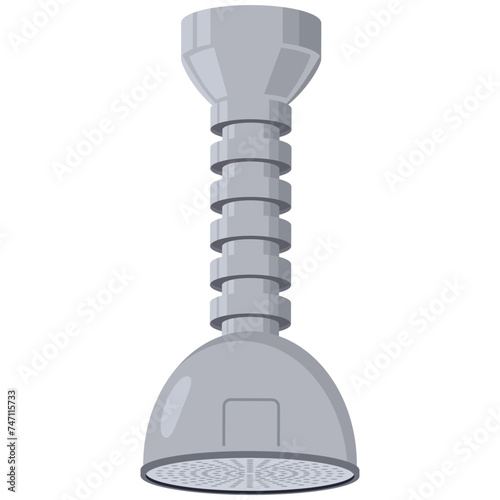 Swivel faucet aerator vector cartoon illustration isolated on a white background.