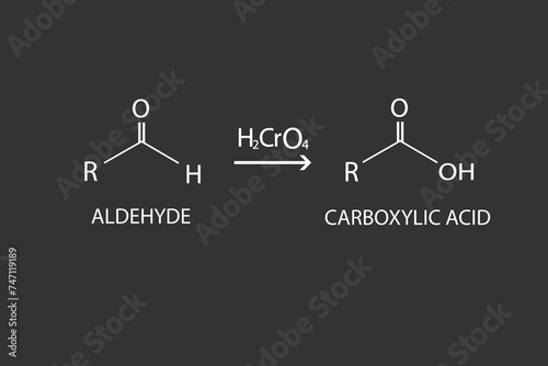 aldehyde carboxylic acid molecular skeletal chemical formula 