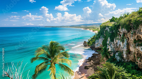 Caribbean Coastline in Cuba