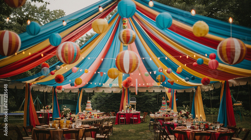 A carnival-inspired wedding with bright colors, carnival games, and circus snacks — Creation and Development, Success and Achievement, Love and Respect