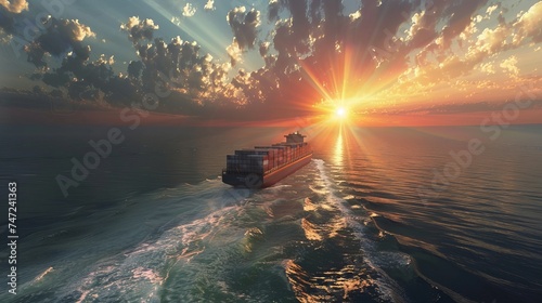 A container ship's itinerary is meticulously designed to maximize fuel economy and reduce needless emissions.