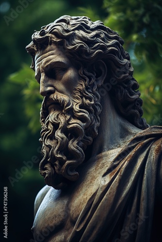 Statue of Archimedes, Greek mathematician and physicist 