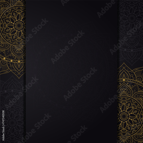 luxury mandala vector background design